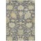 Homeroots 5' X 8' Gray Ivory And Green Floral Washable Indoor Outdoor Area Rug 605206 - alternate 7