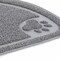 Gibson Home Pet Elements 14.2 x 23.6 Inch Paw Print Placemat in Grey 100529.01 - alternate 5