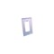 U S Hardware Wallplate, Plastic, White E-122C - alternate 1