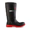 Dunlop Rubber Boot, 10D, Knee, Black; Red, PR LJEHE01.10 - alternate 4