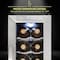 Schmck Schmecke 12 Bottle Compressor Wine Refrigerator, Freestanding Wine Cooler with Lock, Stainless Steel SHMFWCC121LSS - alternate 7