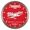 Milwaukee Tool 7" Turbo Masonry & Concrete Diamond Blade 49-93-9407 - alternate 1