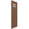 Ekena Millwork True Fit PVC San Antonio Mission Style Fixed Mount Shutters, Burnt Toffee, 12W x 44H, PR TFP001ST12X044BT - alternate 12