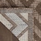 Homeroots 6' X 9' Dark Brown And Light Brown Geometric Indoor Outdoor Area Rug 550157 - alternate 6