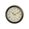 Monarch Specialties Clocks, 16'' Round, Wall Clock, Antique Brown, Transitional I 9080 - alternate 2