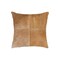 Homeroots Set of Two 18" Tan Cowhide Throw Pillows, 2PK 544616 - alternate 4
