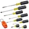Klein Tools Screwdriver Set Plus Magnetizer, Cushion-Grip, 8-Piece 85148 - alternate 1