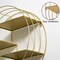 Vintiquewise 4-Tier Floating Circular Silhouette Wall Shelf - Metal Wall-Mounted Display Shelf,  QI004691.GD - alternate 6