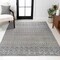Jonathan Y Arta Moroccan Vintage Geometric Gray/Cream 4 ft. x 6 ft. Area Rug MOH106B-4 - alternate 1