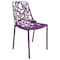 Leisuremod Modern Devon Aluminum Chair, Purple DC23PU - alternate 1