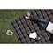 Picnic Time Family Of Brands Blanket Tote XL Outdoor Picnic Blanket, Black Tartan Pattern with Black Flap 920-00-177-000-0 - alternate 8