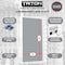 Triton Products 30 pc LocHook Assortment & Hanging Bin System W/ (2) 18" W x 36" H Gray Steel Square Hole Pegboards LB18-GKit - alternate 9