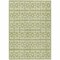 Homeroots 5' X 8' Sage And Ivory Geometric Washable Indoor Outdoor Area Rug 613748 - alternate 7