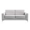 Homeroots 76" Light Gray Polyester Blend Sofa And Toss Pillow With Gray Legs 559218 - alternate 1
