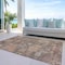 Homeroots 3' X 5' Brown Tan And Terra Cotta Floral Washable Indoor Outdoor Area Rug 604108 - alternate 8