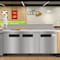 Koolmore 70 in. Commercial 3 Door Refrigerated Sandwich Prep Table 18 Pan Capacity and 22  Cu. Ft. of Storage KM-PTR70-3D - alternate 8