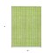 Homeroots 3' X 5' Lime Green And Ivory Striped Washable Indoor Outdoor Area Rug 595877 - alternate 5