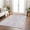 Homeroots 8' X 10' Lavender And Ivory Animal Print Washable Indoor Outdoor Area Rug 600627 - alternate 6