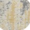 Homeroots 8' Gold And Ivory Round Abstract Washable Indoor Outdoor Area Rug 612613 - alternate 6