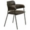 Leisuremod Axis Collection Modern Dining Chair in Charcoal AC22CH - alternate 1