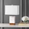 Jonathan Y Trevor 22.5" Marble/Iron Gold Modern Console LED Table Lamp, white JYL5054A - alternate 5