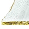 Homeroots 18 Mouth Blown Rectangular Edge Gold Leaf Serving Platter Or Tray 375748 - alternate 4