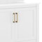 Flash Furniture Vega 36in. Vanity w/Sink, Gold Hardware, Soft Close Doors & Open Shelf, Carrara Marble, White/White FS-VEGA36-WH-HDGLD-GG - alternate 8