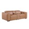 Homeroots 90in Brown Italian Leather Power Reclining Loveseat With Storage 720556 - alternate 9