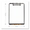 Dexas ClearView Clipcase Storage Clipboard, 0.35" Clip Capacity, Holds 8.87 x 12.25 Sheets, Gray/Orange 5717-804 - alternate 6