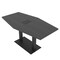 Skutchi Designs Hexagon Conference Table With Power Unit, 36 in W, 72 in L, Grey HAR-HEX.IR-36X72-DOU.BK-WA7949-EBLK - alternate 1