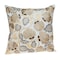 Homeroots 22" Gold and White Floral Cotton Throw Pillow With Embroidery 529243 - alternate 6