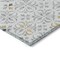 Homeroots 5' X 8' Silver Gray And Gold Floral Washable Indoor Outdoor Area Rug 595986 - alternate 6