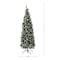 Elf Stor 6ft Prelit Christmas Tree Flocked Artificial Spruce Pencil Christmas Tree w/ 250 LED Lights & Stand 50-300-6FLK - alternate 10