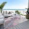 Homeroots 3' X 5' Mauve And Pink Abstract Washable Indoor Outdoor Area Rug 611381 - alternate 4
