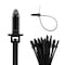 Tr Industrial Contractor Series Fir Tree Heat-Stabilized UV Black Cable Ties, 7in, Black, 100-Piece TR88420 - alternate 1