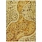 Homeroots 3' X 5' Terra Cotta Brown And Gold Floral Medallion Washable Indoor Outdoor Area Rug 603203 - alternate 7