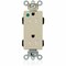 Leviton Straight Blade Receptacle, 5-15R, 15 A, 125V AC, Flush Mount, Self-Grounded M1626-ILI - alternate 1