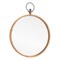 Homeroots 30" Bronze Round Metal Framed Accent Mirror 574041 - alternate 8