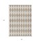 Homeroots 8' X 10' Taupe And Ivory Geometric Washable Indoor Outdoor Area Rug 577124 - alternate 5