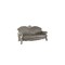 Homeroots 96" Bone Faux Leather Sofa And Toss Pillows With White Legs 491334 - alternate 1