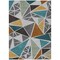 Homeroots 9' X 12' Gray Copper And Brown Geometric Washable Indoor Outdoor Area Rug 600370 - alternate 6