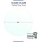Fab Glass And Mirror 36in Round 1/2in in Thick Tempered Flat Edge Polished Glass Table Top, 36inCH, Clear 36RT12THFLAN - alternate 7