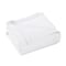 Homeroots King White Cotton Waffle Weave Honeycomb Blanket 527505 - alternate 1