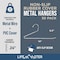 Lifemaster Metal Non-Slip Pants Hanger Set, Heavy Duty, Space-Saving, Closet Organizer, 30PK LMMT30GRY - alternate 3