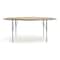 Flash Furniture Wren 60 in Flower Adjustable Height Activity Table, Thermal Laminate Top, Short Legs, Light Natural XU-A60-FLR-LTNAT-T-P-GG - alternate 7