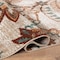 World Rug Gallery Floral Medallion Area Rug 5 ft x 7 ft Beige WR143BEIGE5X7 - alternate 7
