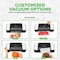 Nutrichef Automatic Food Vacuum Sealer with Double Sealing Function, Electric Air Sealing System for Dry PKVS90BK - alternate 3