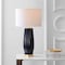 Jonathan Y Roman 28.5" Ceramic LED Table Lamp, Navy JYL5045A - alternate 6