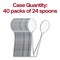 Smarty Had A Party Clear Mini Plastic Disposable Tasting Spoons (960 Spoons), 960PK 790-CL-CASE - alternate 10