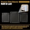 Azar Displays Floating Acrylic Gallery Wall Frame Set, 1" Stand off, Black, 3PK 105704-BLK - alternate 5